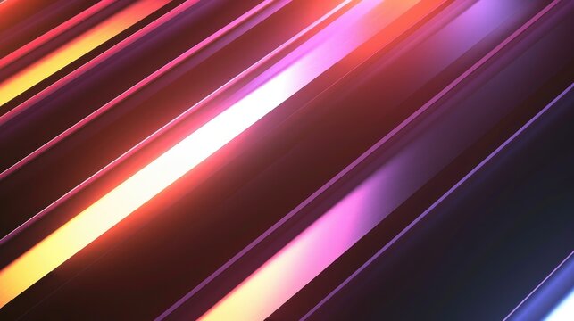 Abstract wallpaper with diagonal parallel lines of light beams