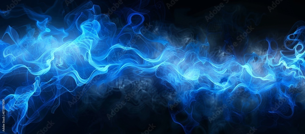 Poster an abstract image of a concrete floor in a dark room or stage backdrop. panoramic view of white clou