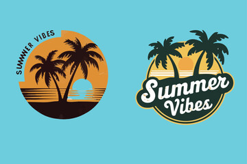 Obraz premium summer t-shirt design vector