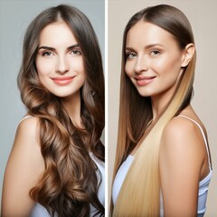 portrait of two women