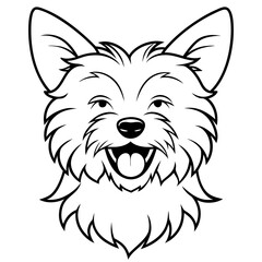 Dog head icon