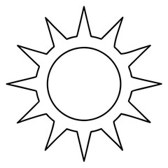 abstract sun vector illustration