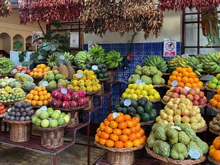 Fruits on a market in Madeira
