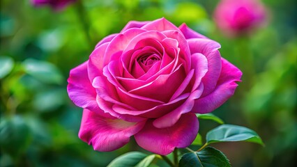 Close-up of vibrant pink rose flowers in full bloom, Rose, flowers, pink, vibrant, petals, close-up, blooming, beauty, nature