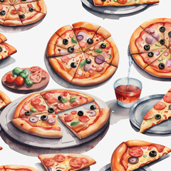 Pizza Hut Ilustration Design Very Delicious