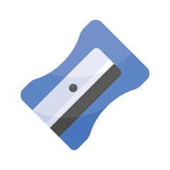 Visually perfect icon of sharpener in modern style, school supplies, vector of pencil grinder
