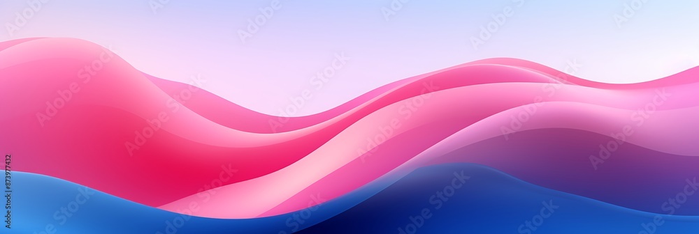 Poster background with abstract shapes and fluid lines, suitable for presentation backgrounds or web design