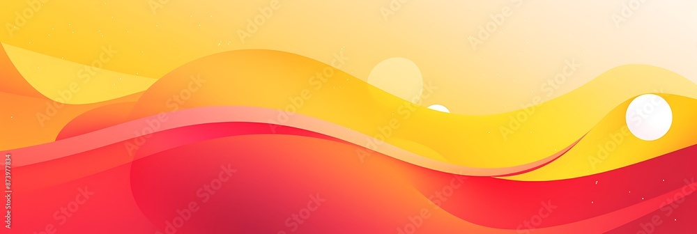 Poster background with abstract shapes and fluid lines, suitable for presentation backgrounds or web design