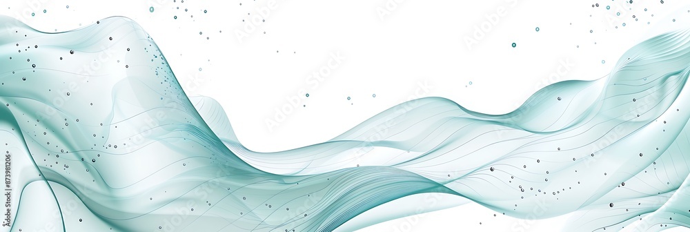 Poster background with abstract shapes and fluid lines, suitable for presentation backgrounds or web design