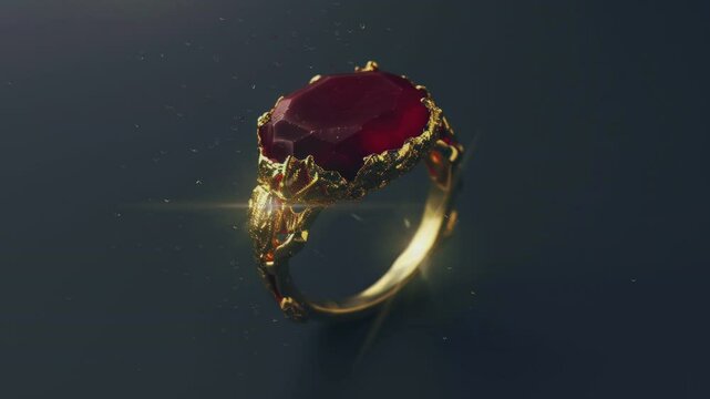 A Sparkling Ruby Ring