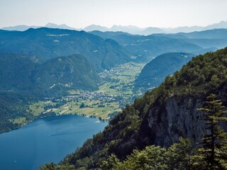 Obraz premium lake bohinj slovenia