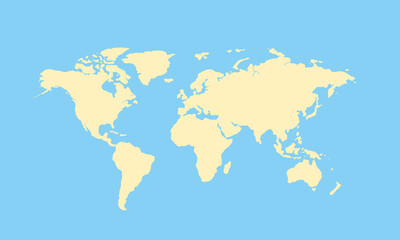 World map isolated .modern colorful style. for website layouts, background, education, precise, customizable, Travel worldwide, map silhouette backdrop, earth geography, political, reports. 