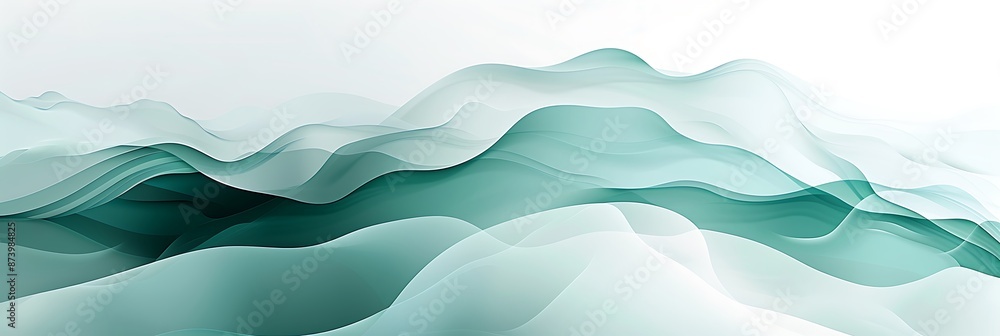 Poster background with abstract shapes and fluid lines, suitable for presentation backgrounds or web design