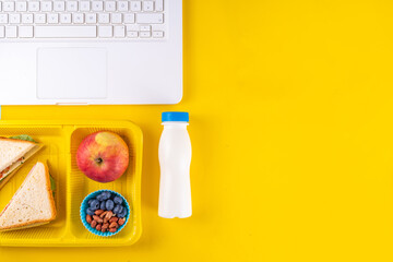 Healthy school lunch box