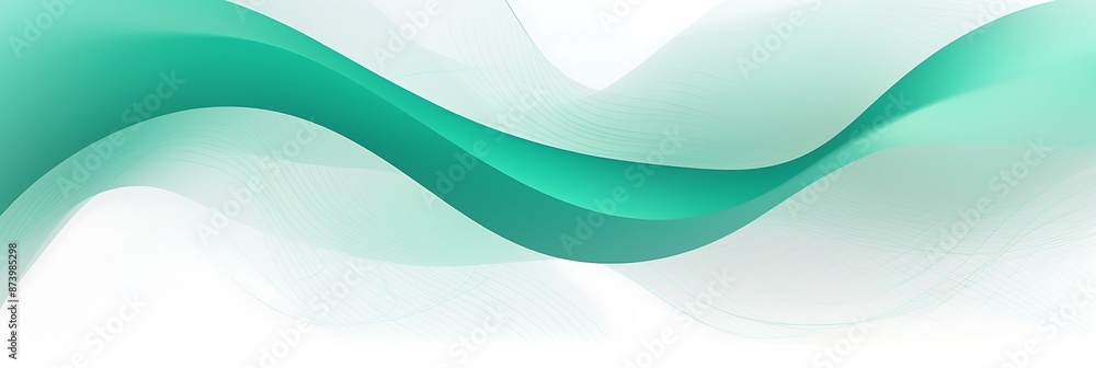 Poster background with abstract shapes and fluid lines, suitable for presentation backgrounds or web design