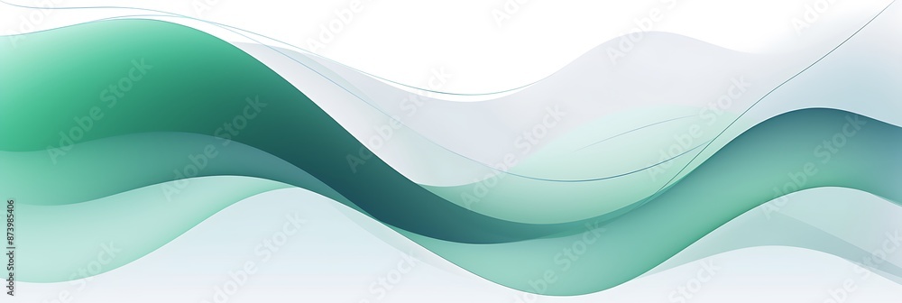 Poster background with abstract shapes and fluid lines, suitable for presentation backgrounds or web design