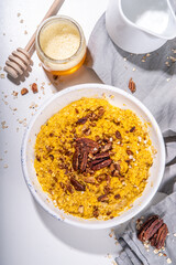 Pumpkin pie oatmeal