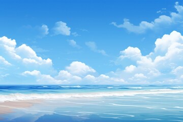 Fototapeta premium Ocean backgrounds outdoors horizon.