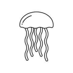 jellyfish vector icon © akhmad