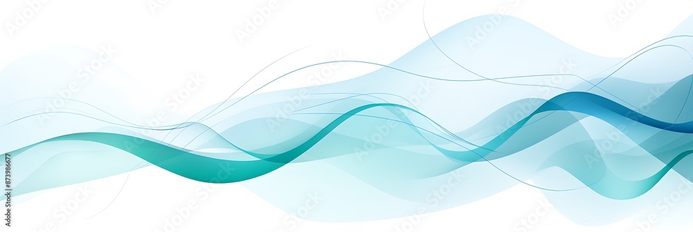 Poster background with abstract shapes and fluid lines, suitable for presentation backgrounds or web design