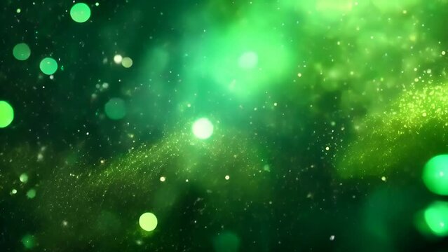 Abstract green shiny background with sequins 