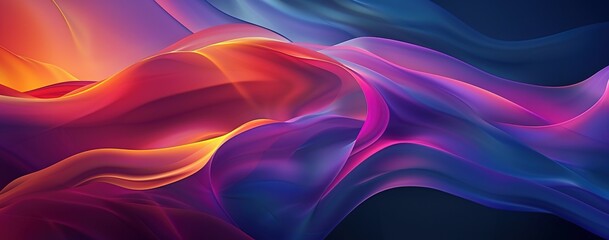 Obraz premium Abstract Waves of Color