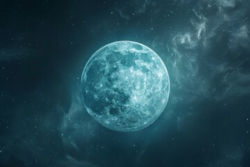 Obraz premium uranus planet in deep space