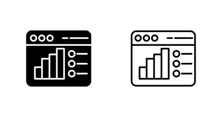 Web Analysis Vector Icon