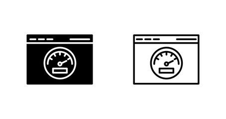 Page Speed Vector Icon