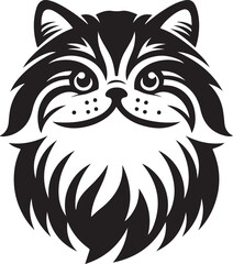 Obraz premium Cat Silhouette Vector Illustration. International Cat Day Silhouette Vector.