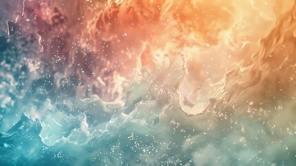 Fototapeta premium galactic waves in the sky
