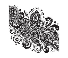 Mehndi lace vector design,awesome Mehndi lace svg,high resolution printable Mehndi lace artwork