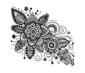 Mehndi lace vector design,awesome Mehndi lace svg,high resolution printable Mehndi lace artwork