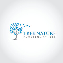 Tree Nature Logo Template. Vector Illustrator