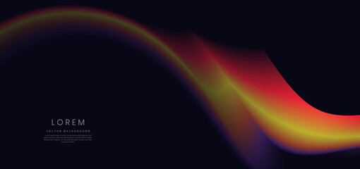 Gradient blurred background. Colorful gradient.