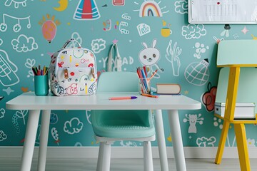 A Child's Playful Study Space