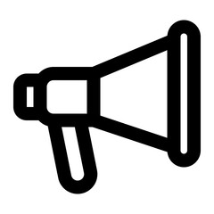 megaphone icon for illustration
