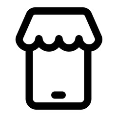 online store icon for illustration