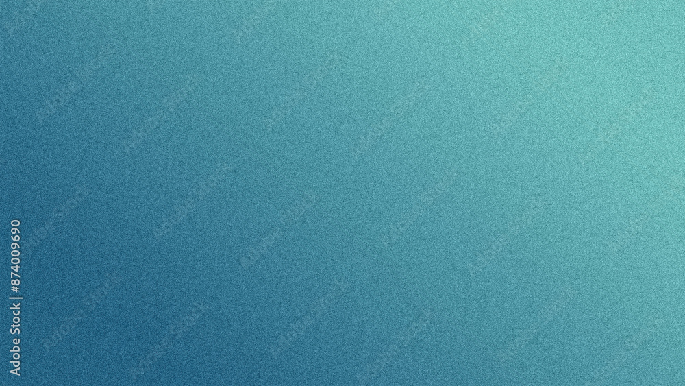 Poster grainy turquoise abstract background with abstract rays and motion blur, gradient grain background