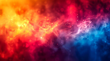 Fototapeta premium background abstract blurry gradient orange red yellow and blue