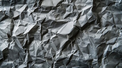 Texture background of crumpled gray paper