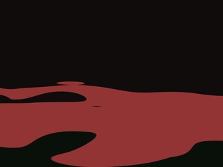 Dark red and black abstract background featuring intricate shapes and patterns