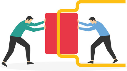 Businessman blocked by huge cork in bottle

