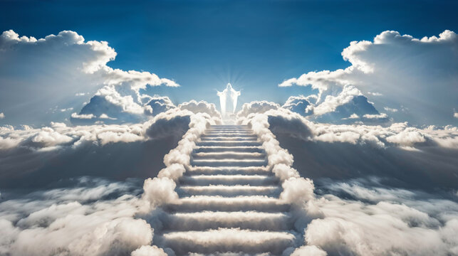 Stairway to heaven. 1 Peter 1:4: To an inheritance that is imperishable, undefiled, and unfading, kept in heaven for you.
