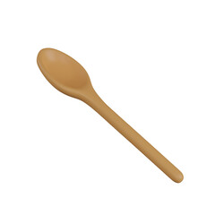 3d render  spoon  illustration