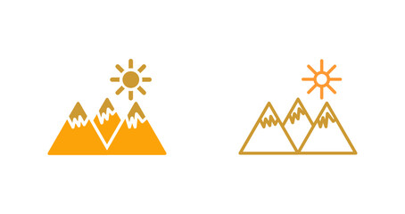Mountain Vector Icon