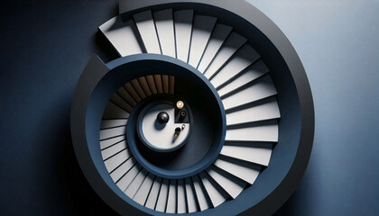 Modernes Treppenhaus