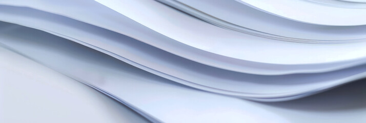 Fototapeta premium close up stack of papers