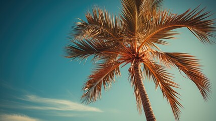 palm tree against sky