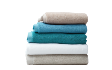 Beach towel isolated on transparent background